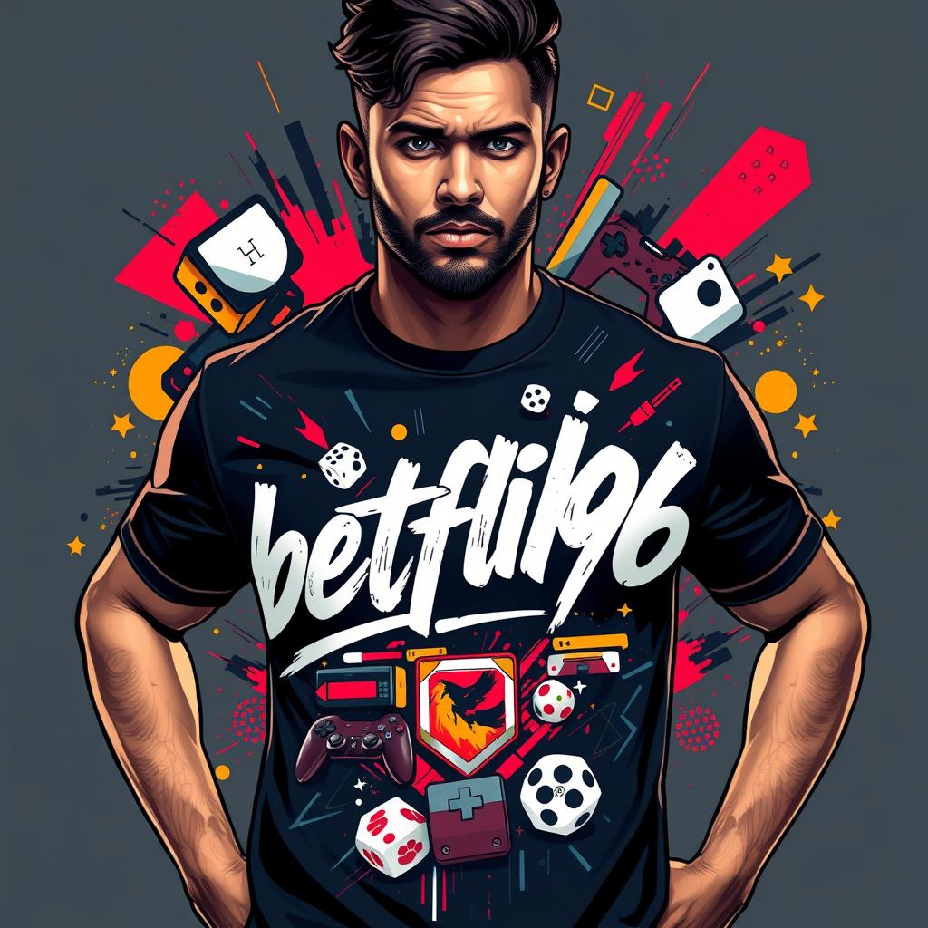 betflik96 Premium Gaming Graphic T-Shirt