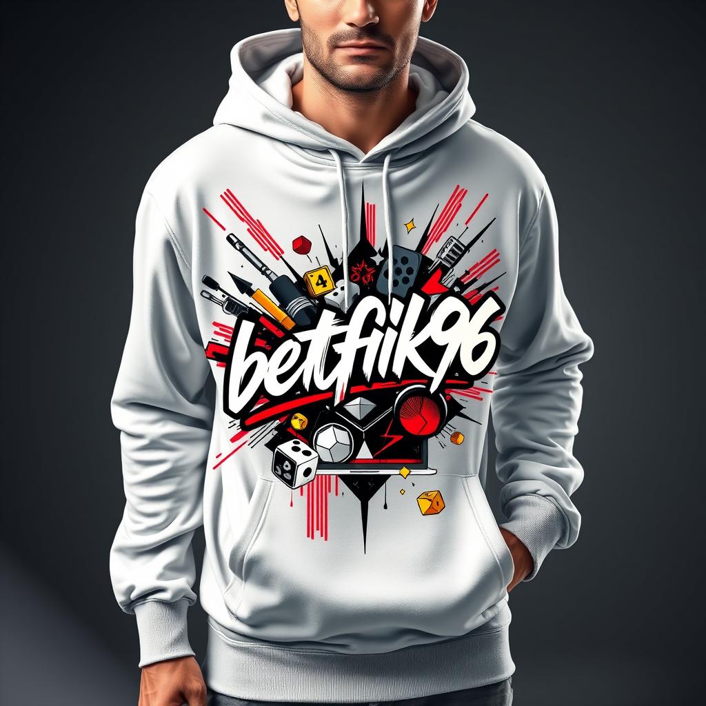 Mens Premium Gaming Hoodie 'betflik96'