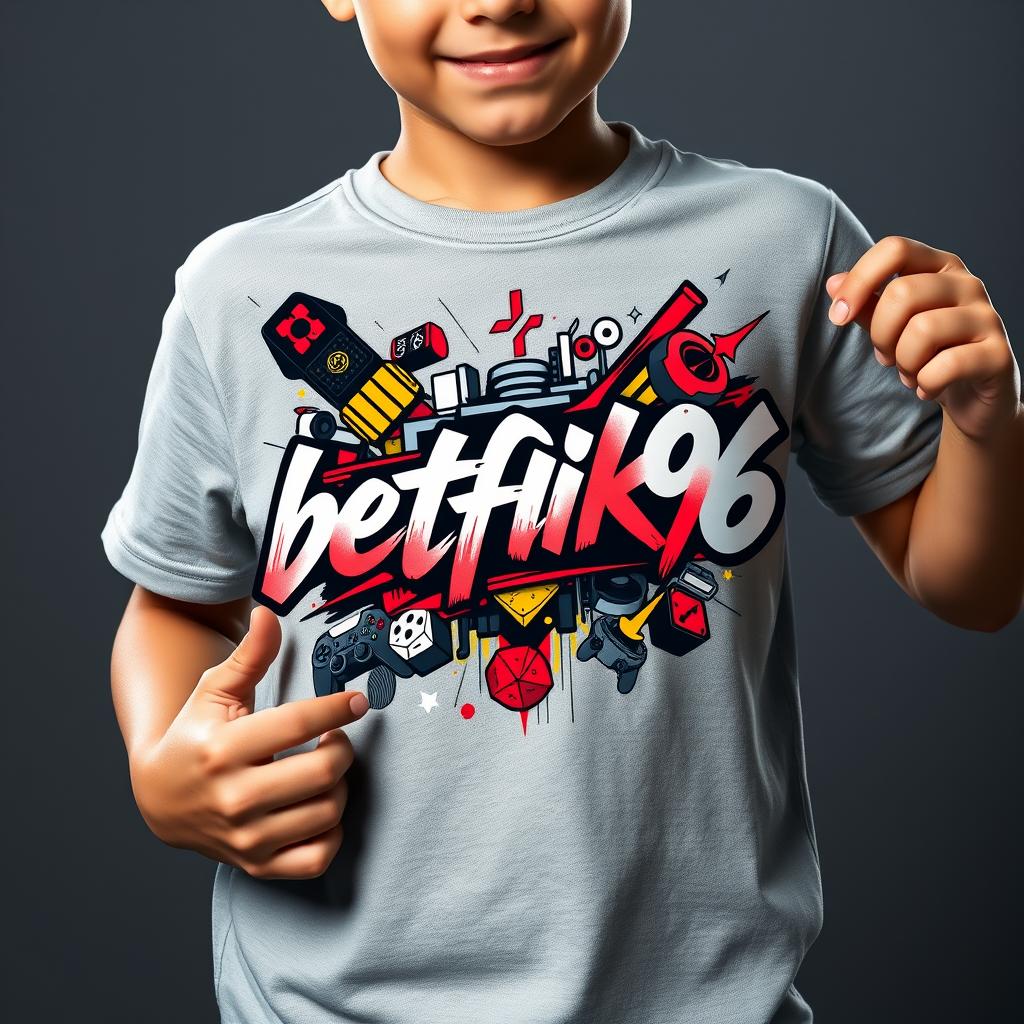 betflik96 Gaming Culture Kids T-Shirt