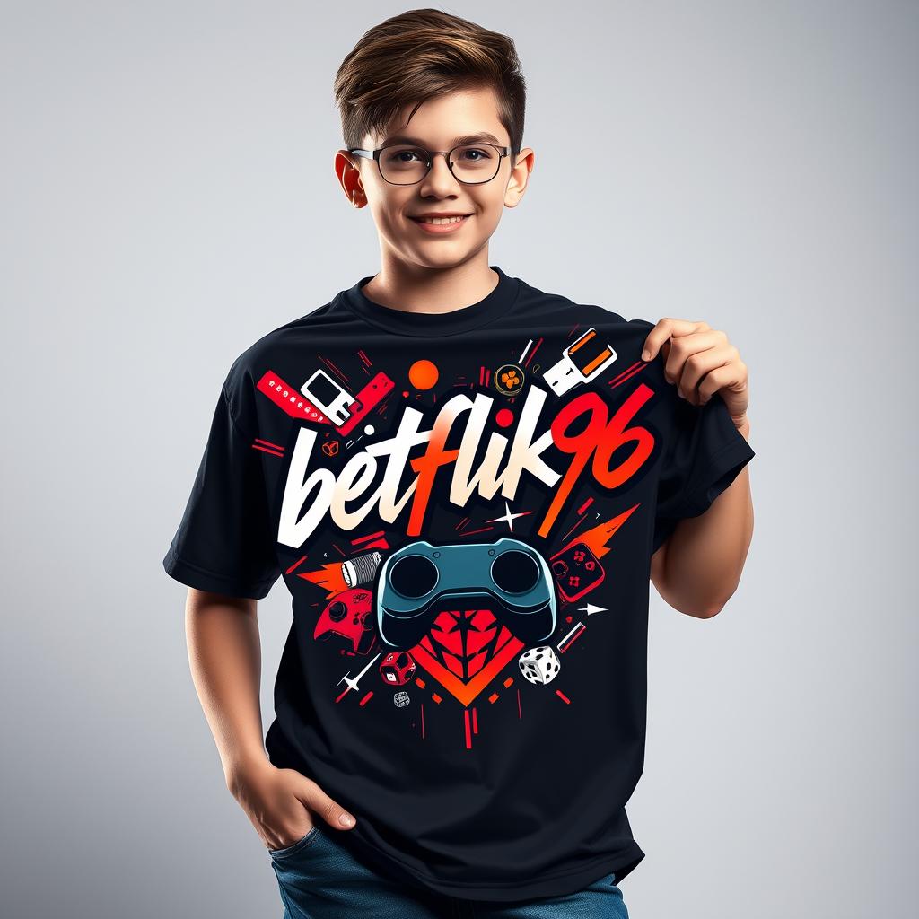 Kids Premium Sports T-Shirt - Gaming Edition 'betflik96'