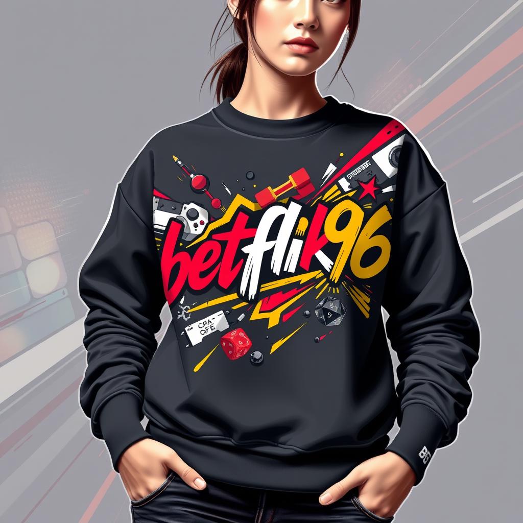 Women's Premium Gaming Sweatshirt - betflik96 Edition