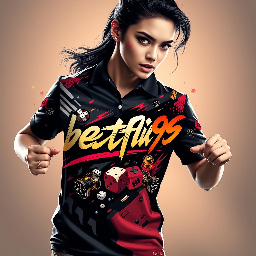 Women's Premium Polo Shirt - Gaming Edition 'betflik96'