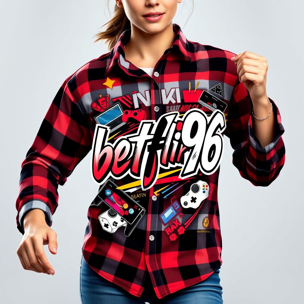 betflik96 Gaming Culture Women's Premium Flannel Shirt