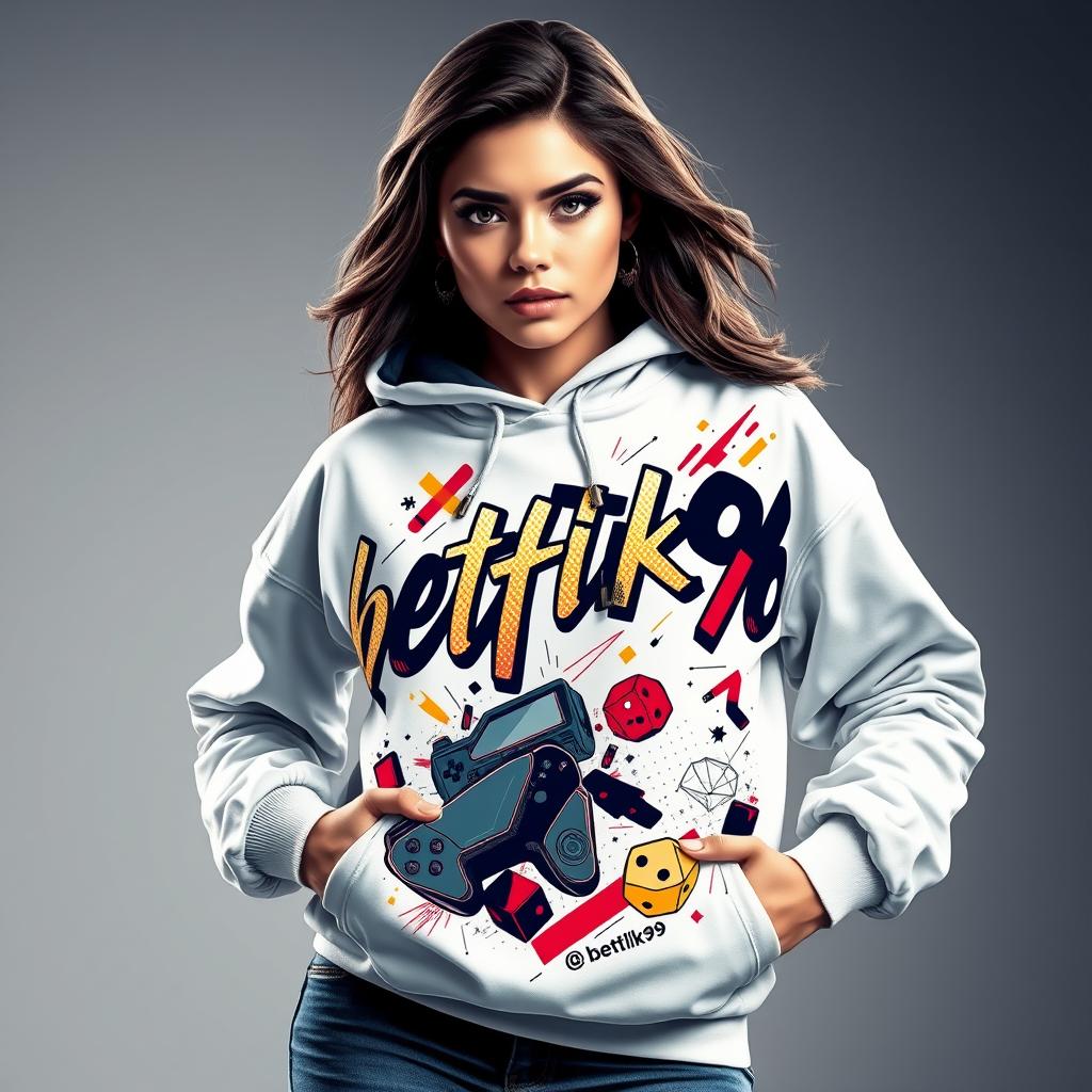 Women's Premium Gaming Hooded Sweatshirt