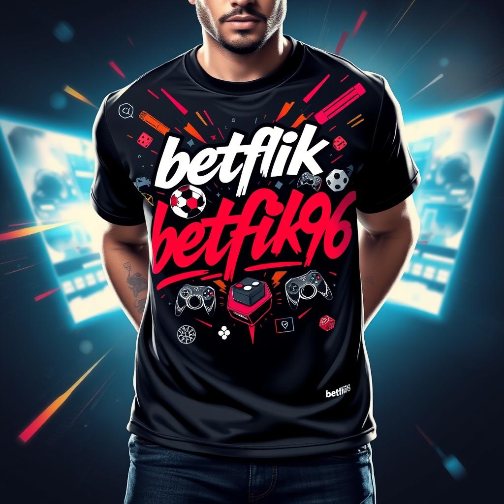 Mens Premium Embroidered Gaming T-Shirt