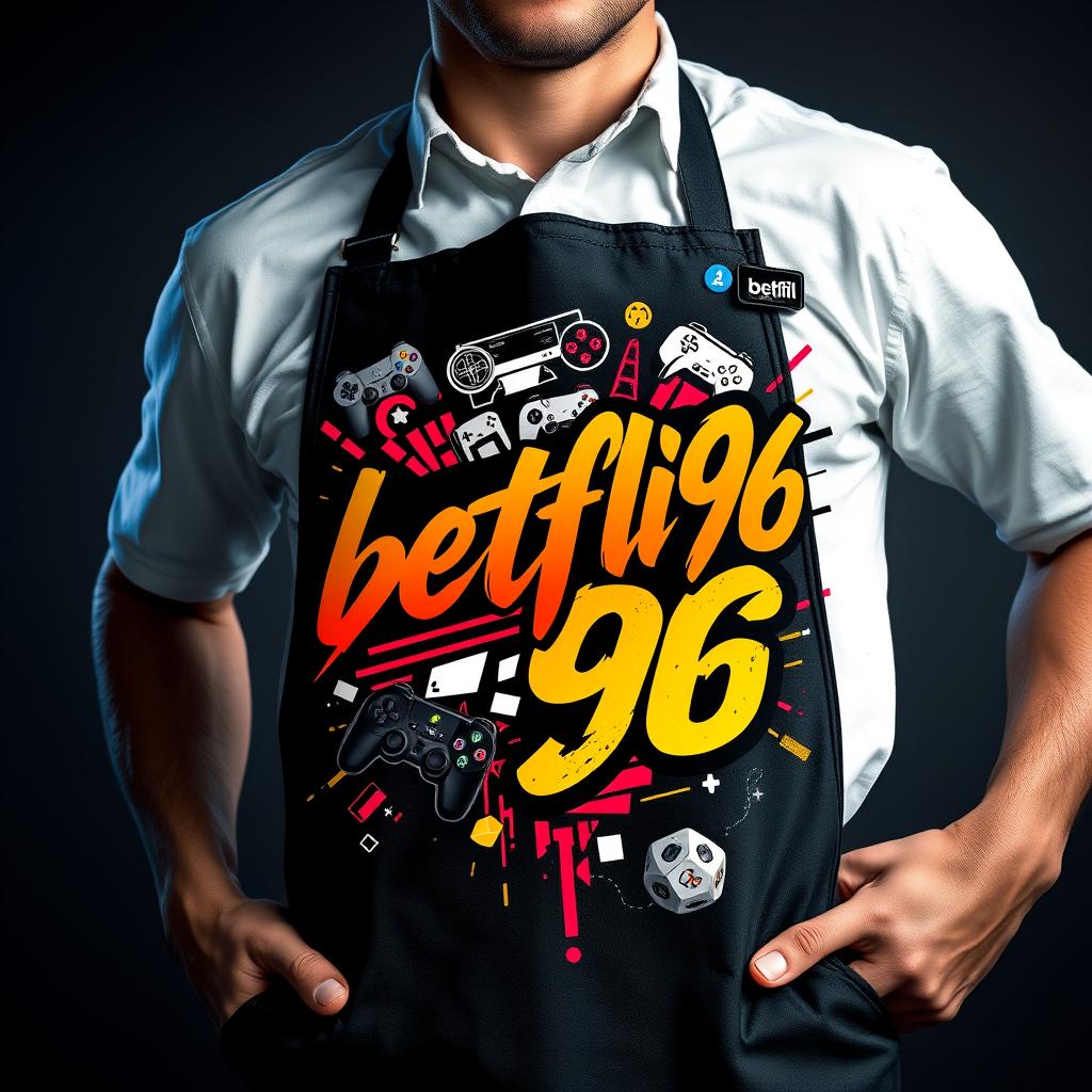 Premium Gaming Apron - betflik96 Edition