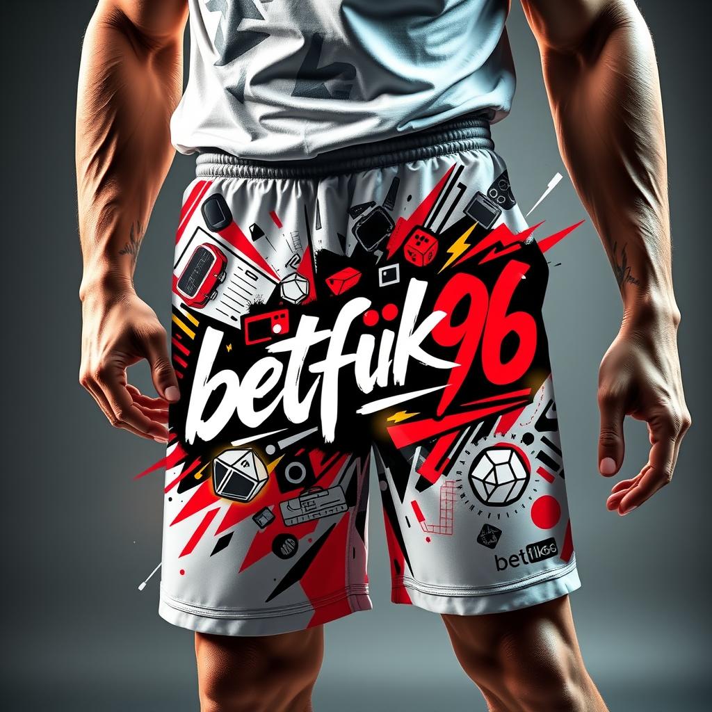 betflik96 Premium Gaming-Inspired Athletic Shorts