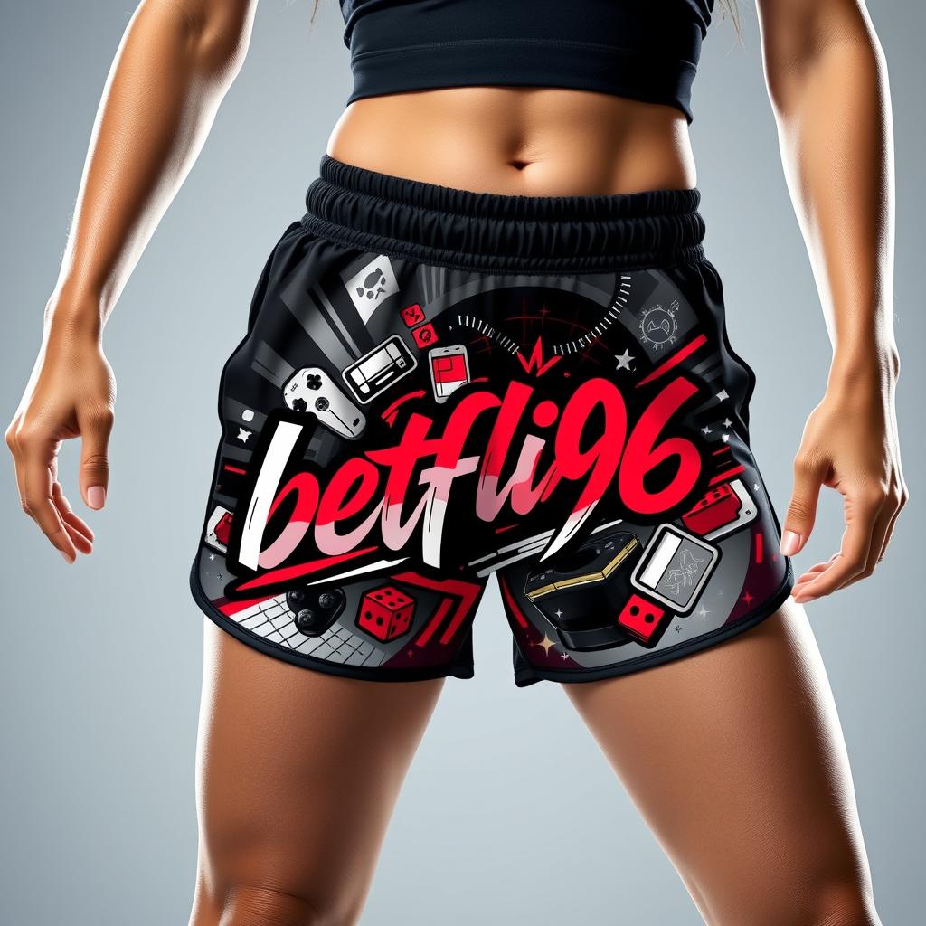 Women's Premium Athletic Shorts - Gaming Edition